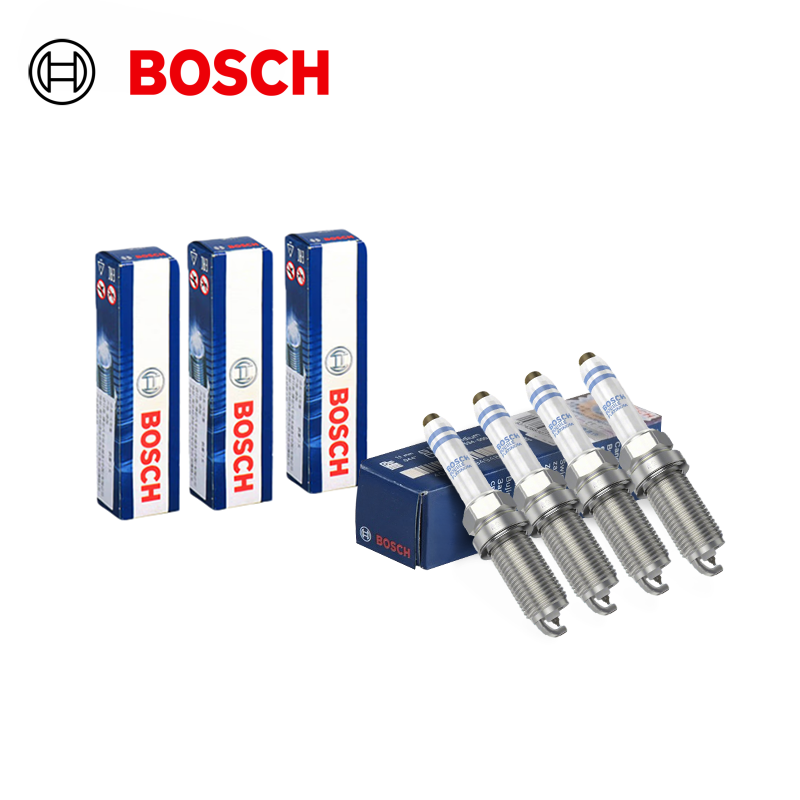 Bosch Spark Plug Platinum - 4 قطع من شمعات الإشعال المزدوجة