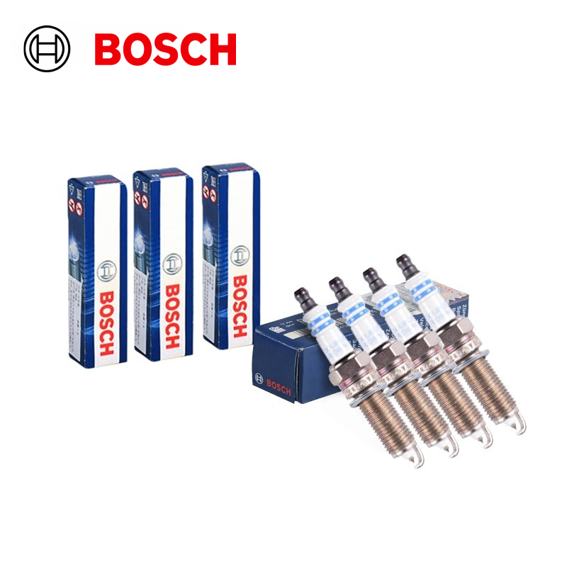 Bosch Spark Plug Iridium - 4 قطع من شمعات الإشعال المزدوجة