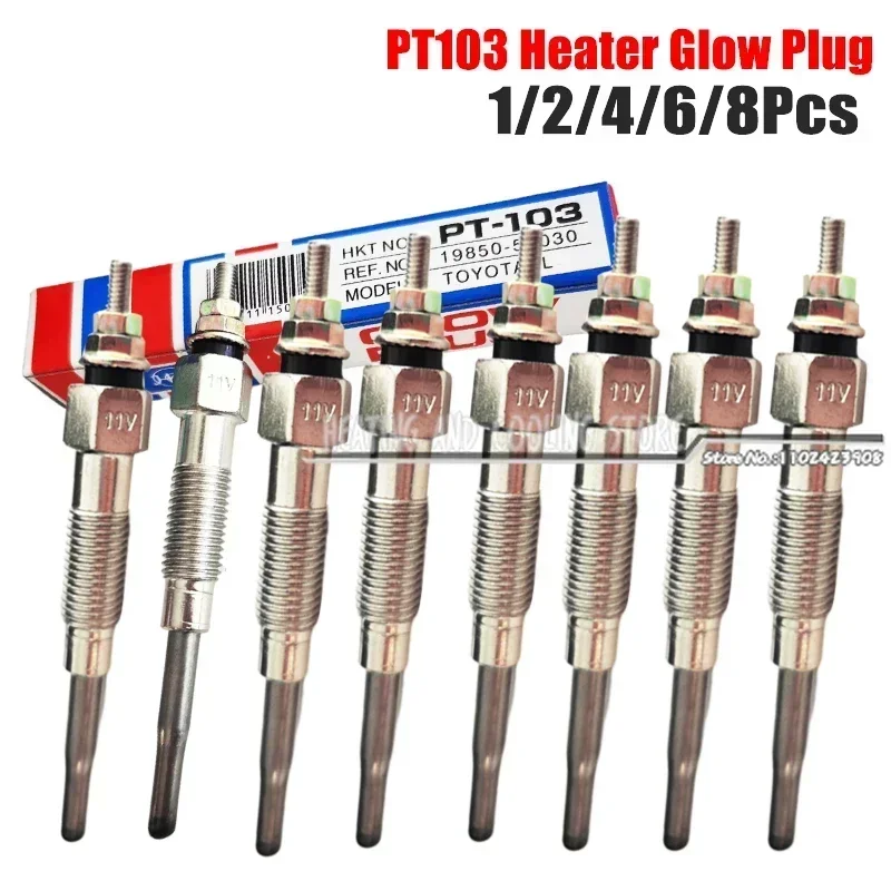 Bosch Spark Plug Iridium - 1/2/4/6/8 قطعة PT103 توهج التوصيل 19850-54030