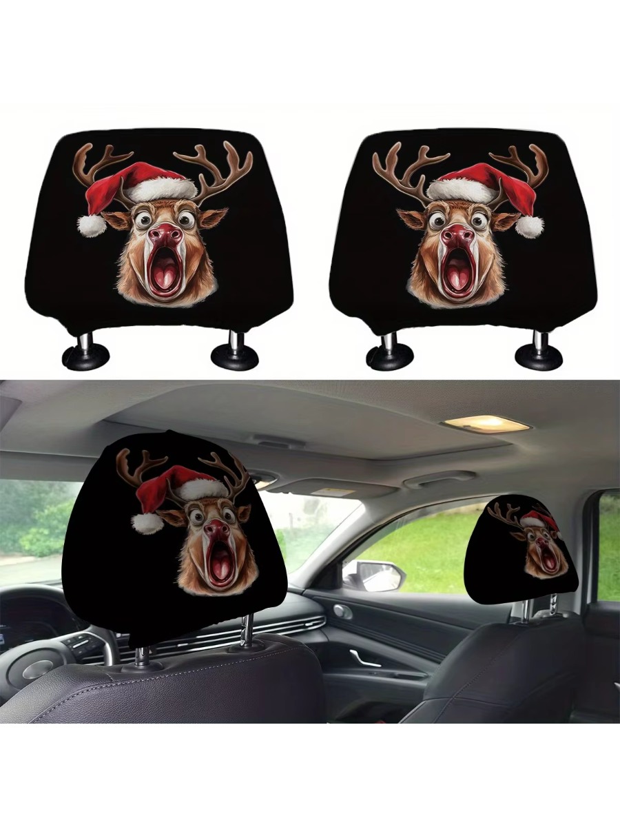 أغطية مسند الرأس بتصميم عيد ال - مراجعة Seat Cleaner Fabric وسعره